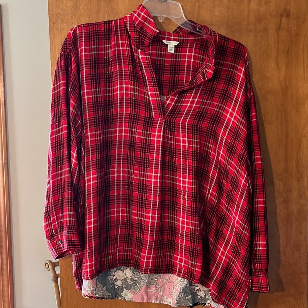 Cato V-kneck pull-over top / blouse 22/2W